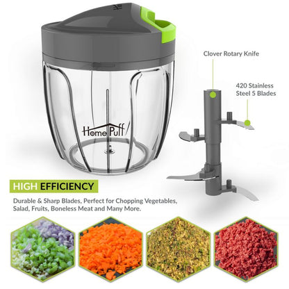 Large Size 900ML Sharp Balded Speedy Choppe