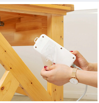 (pack of 10) Double Sided Adhesive Wall Hooks - Transparent