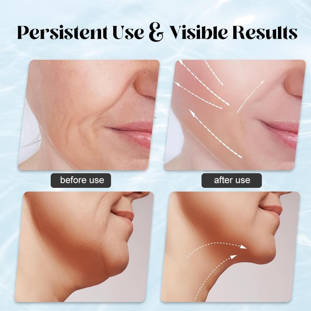 Facial, Neck & Eye Microcurrent Vibrating Massage Tool | Anti-Wrinkle Skin Tightening Device