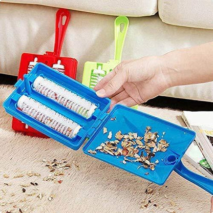 2 Brushes Heads Handheld Carpet Table Sweeper Crumb Brush Cleaner Roller