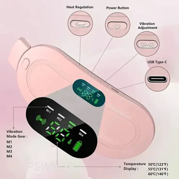 Period Pain Cramp Relief Belt & Massager